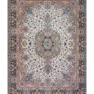 فرش کاشان طرح تبریز 1200 شانه ساده کد 20251