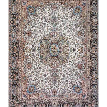 فرش کاشان طرح تبریز 1200 شانه ساده کد 20251