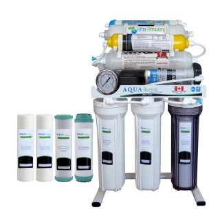دستگاه تصفیه کننده آب آکوآ اسپرینگ مدل NF3700 به همراه فیلتر مدل مجموعه 4 عددی