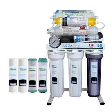 دستگاه تصفیه کننده آب آکوآ اسپرینگ مدل NF3700 به همراه فیلتر مدل مجموعه 4 عددی