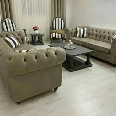 مبل راحتی 7 نفره مدل چستر لوگانو