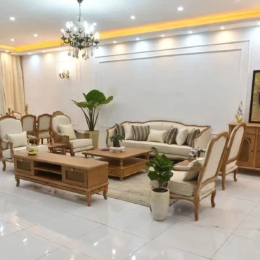 مبل کلاسیک فرانسوی لوگان 7 نفره