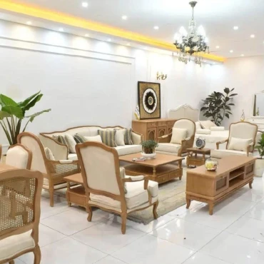 مبل کلاسیک فرانسوی لوگان 7 نفره