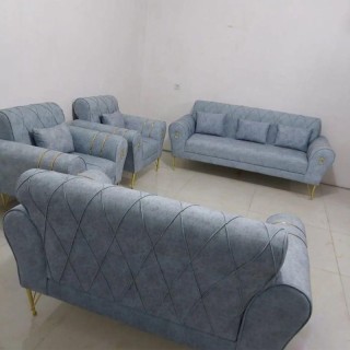 مبل راحتی اسکارلت 7 نفره پایه فلز