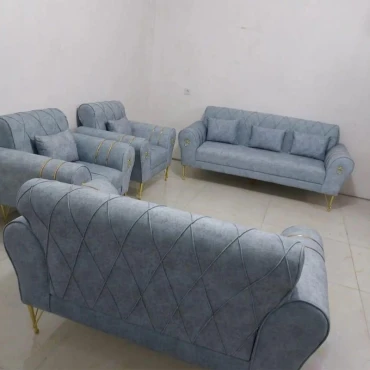 مبل راحتی اسکارلت 7 نفره پایه فلز