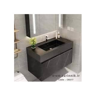 روشویی سرامیکی مدرن با کابین زرین نیک کد CK017