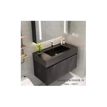 روشویی سرامیکی مدرن با کابین زرین نیک کد CK017