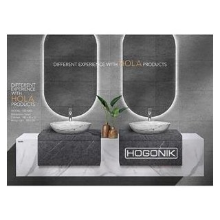 روشویی کابینتی هُلا - مدل HD1800 - رنگ طوسی