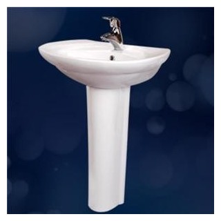 روشویی پایه دار مروارید مدل کلاسیک ۶۶