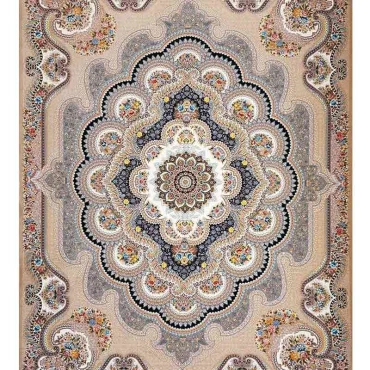 فرش 1200 شانه باغ ملک سرمه ای