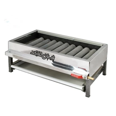 کباب پز روميزي استيل آساشعله 60 سانتي - شيرگازي