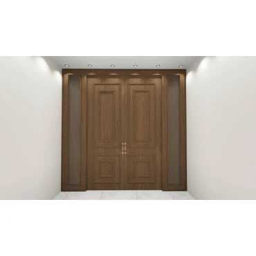 درب خاص لاکچری با چوب تمام روس و روکش چوب طبیعی