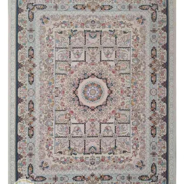 فرش ماشینی کاشان طرح خانه رویایی | ۱۲۰۰ شانه گل برجسته فیلی کد ۲۲۱۲۵۶