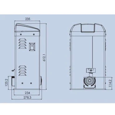 درب اتوماتیک بنینکا مدل BENINCA-BISON 20 OTI