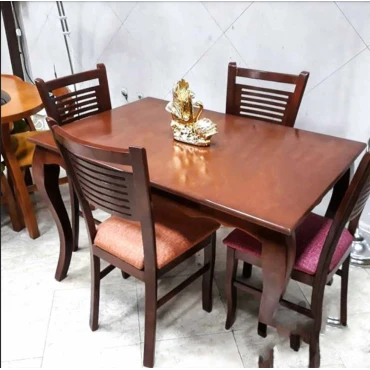 میز ناهارخوری چوبی آبشاری