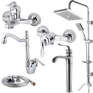 ست شیرآلات مدل آتن قهرمان تک 2024 مجموعه 6 عددی*124