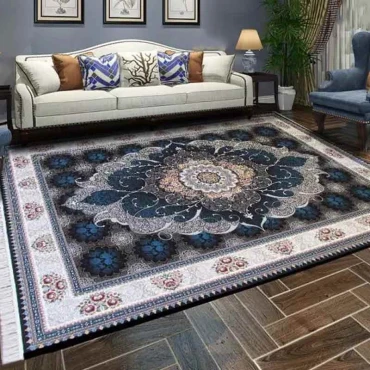 فرش 700 شانه طرح چکاوک کد 8012