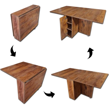 میز ناهار خوری تاشو 6 نفره