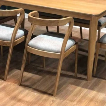 میز ناهارخوری چوبی مدل آوینا 6 نفره