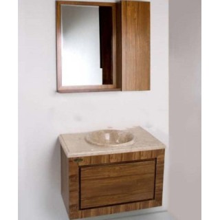 روشویی سنگی صفحه و کاسه 40*60 کرم رنگ کاسه توکار