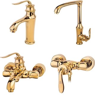 ست شیرآلات قهرمان مدل دریا طلایی