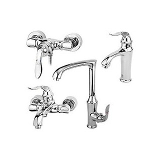 ست شیرآلات قهرمان مدل دریا سزار کروم