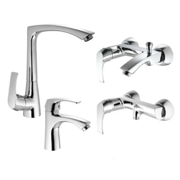 ست شیرآلات یونیک سفید البرز روز