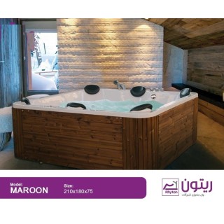 وان حمام و جکوزی ریتون مدل کارن 6 نفره سایز 210*180*75