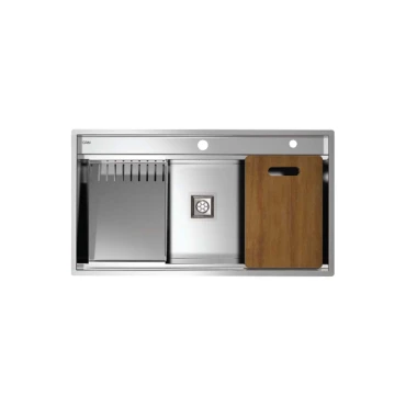 سینک کن - CAN دو لگنه توکار  مدل 304 BCN