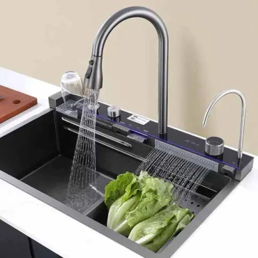 سینک آبشاری پیانویی 7 کلید برند اوریکس (ORIX)