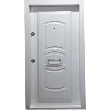 درب یک رویه فلز مدل سه قاب-کد D2