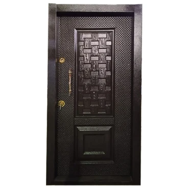 درب یک رویه فلز مدل دو قاب حصیری-کدD 4