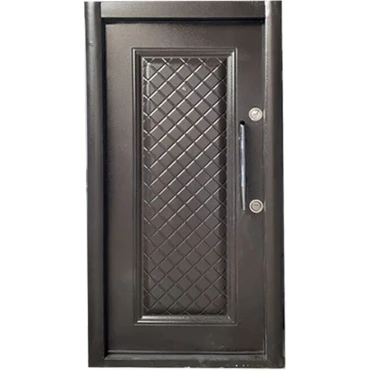 درب یک رویه فلزی تک قاب لوزی-کد D 6