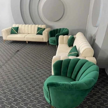 مبلمان صدفی راحتی 7 نفره