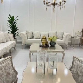 مبل کلاسیک فرانسوی چستر روما 8 نفره