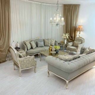 مبل کلاسیک مدل فرانسوی تاج منبتی