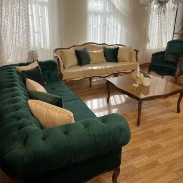 مبل کلاسیک چستر فرانسوی کیمیا 8 نفره