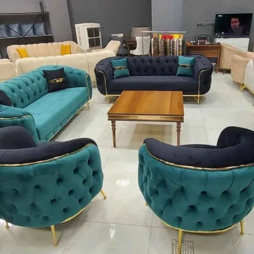 مبل راحتی چستر مدل دیاکو 8 نفره