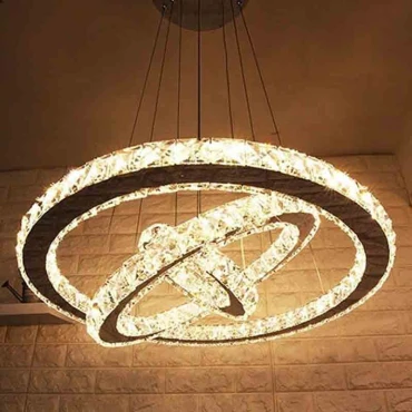 لوستر مدرن آویز 60 40 20 طلایی