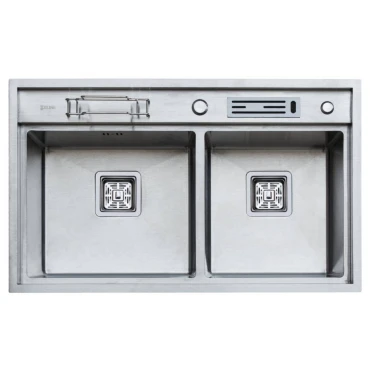 سینک وارداتی 82*50 کرو استیل 3 میل