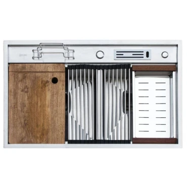 سینک وارداتی 82*50 کرو استیل 3 میل