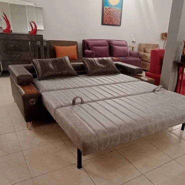 مبل تختخوابشو دو نفره مدل لاوسکی کاناپه تختشو
