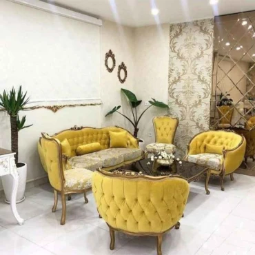 مبل استیل زمرد 7 نفره