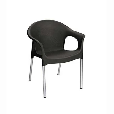 صندلی  دسته دار پایه فلزی  مدل 990 ناصر پلاستیک