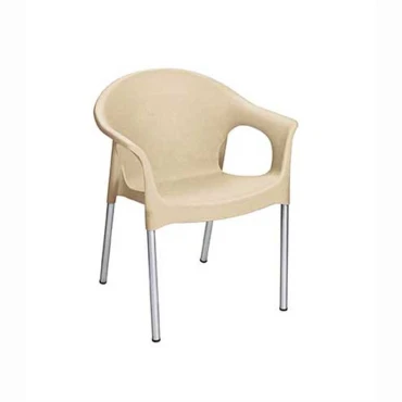 صندلی  دسته دار پایه فلزی  مدل 990 ناصر پلاستیک