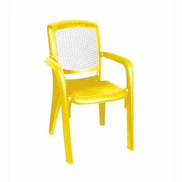 صندلی دسته دار دورنگ مدل 887 ناصر پلاستیک