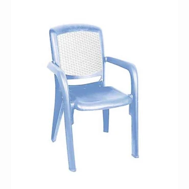 صندلی دسته دار دورنگ مدل 887 ناصر پلاستیک