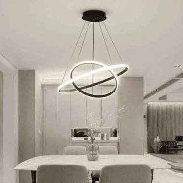 لوستر مدرن کهکشانی دو تکه