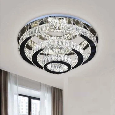 لوستر مدرن سقفی دایره سه پله