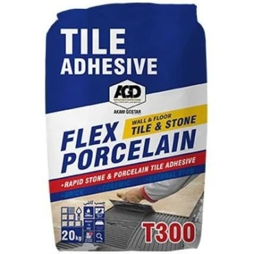 چسب کاشی و سرامیک پرسلان واتر پروف AGD T300